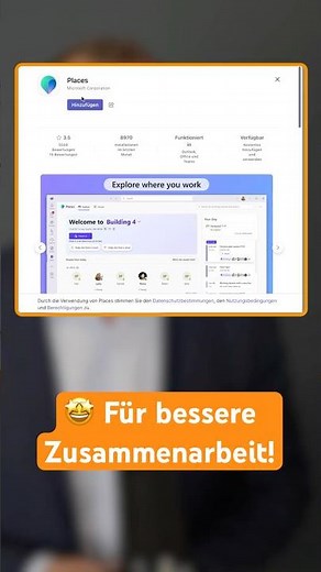 ‼️ Microsoft Places für digitale Zusammenarbeit! #teams
