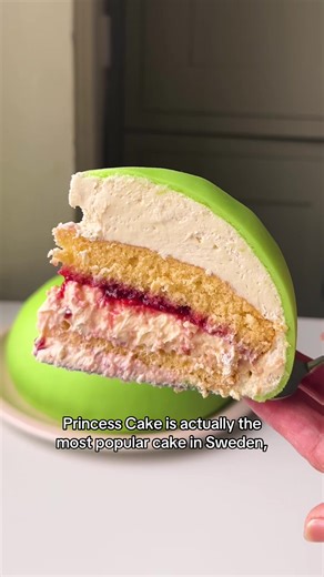 @nicola lamb’s Princess Cake recipe makes baking this gorgeous treat at home way more approachable. 🍰 #baking #princesscake #caketok