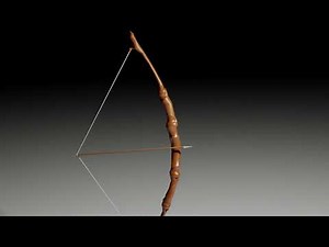 Bow and arrow 3d animation