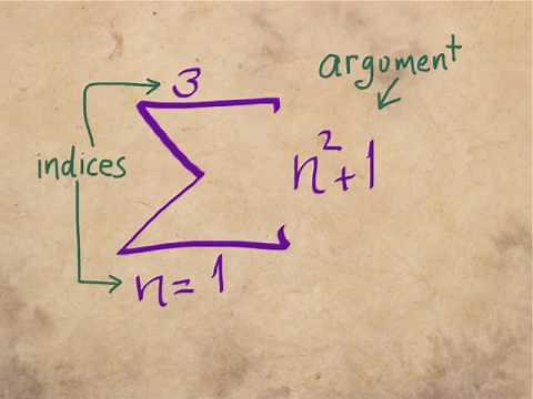 sigma notation introduction