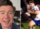 Rick Astley wants NRL fans to support the Warrington Wolves for Vegas