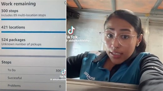 Amazon Delivery Driver Shows Over 500 Packages, 300 Stops In Viral ‘Normal Day’ Video (WATCH)