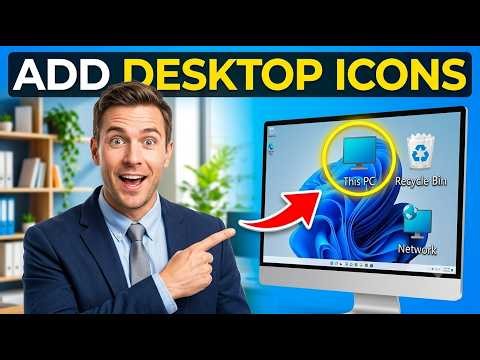 How to Add Desktop Icons in Windows 11 & 10 (Complete Guide)