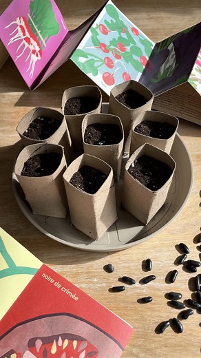 DIY - Ne jetez plus vos rouleaux de papier toilette ! Recyclez-les en pots biodégradables pour vos semis ♻️ ⚠️ La plupart des rouleaux de papier toilette sont en carton biodégradable et compostable, mais pensez quand même à vérifier votre emballage. 3 bonnes raisons de les transformer en pots : ♻️ C’est de la récup’, c’est gratuit ! Et on ne manque jamais de rouleaux de papier toilette… 📦 Le carton, c’est mieux que le plastique (surtout pour les plants comestibles) 👌🏼 🌱 C’est un support idéa