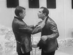 Eccentric acrobats Mikhail Vail and Oleg Zhukov, USSR TV, 1965. | Soviet Visuals