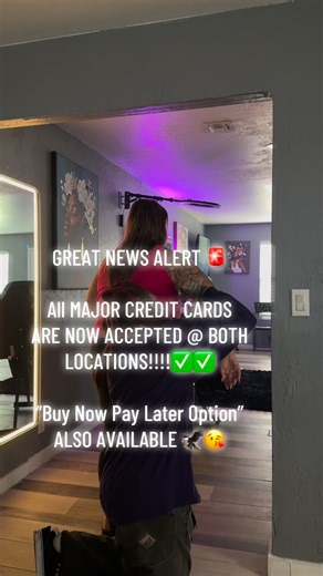 IHSG Tattoo co. | Yes yes Tis is True! Yall asked & we listened!! ALL MAJOR CC ARE NOW ACCEPTED @ BOTH LOCATIONS!! And yes a “Buy Now Pay Later” option is... | Instagram