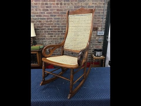 How to Cane a Lincoln Rocker Back