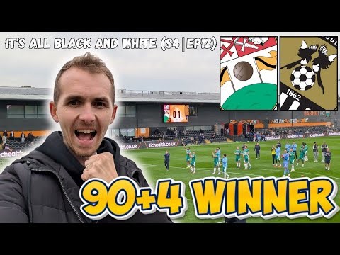 AWAY END ERUPTS WITH LATE HALL WINNER - BARNET 0-1 NOTTS COUNTY MATCHDAY VLOG