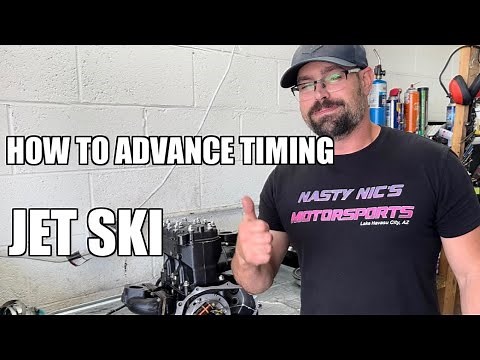 How to adjust advance the timing on Kawasaki 440 550 650sx X2 650 Superjet 701