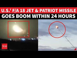 Trump Left Red-faced: U.S. F/A 18 Jet & Patriot Missile Caught Exploding On Cam In US Ally Nations