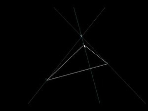 Animations sur les droites remarquables dans le triangle.