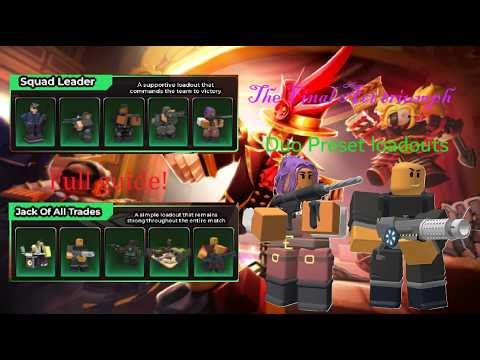 TDS The Final Act Duo Preset Loadout Triumph - Full doc + strategy | Roblox TDS | P1 POV