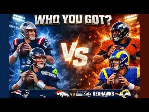 AFC & NFC Championship Breakdown: Patriots vs Broncos, Seahawks vs Rams