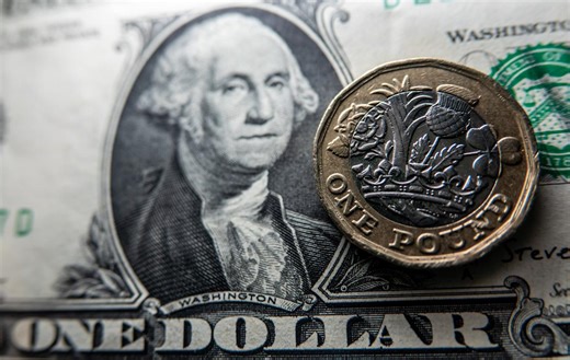 Pound edges lower amid tariff uncertainty and bond sell-off