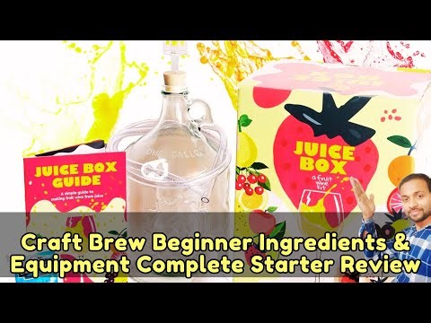 Craft Brew Beginner Ingredients & Equipment Complete Starter First User Impressions