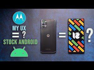 Google Stock Android 12 vs Motorola My UX | How Stock Android is Motorola's Software?