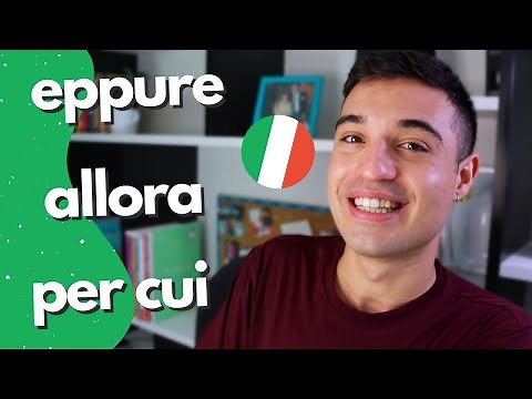 Super useful Italian CONNECTIVES to use EVERY day (subs)