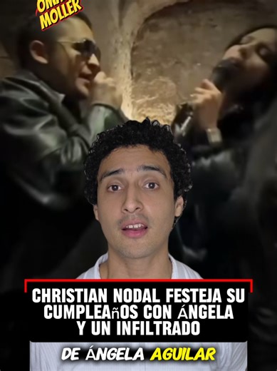 Christian Nodal festeja su cumpleaños al lado de Ángela Aguilar en compañía de su fiel Kunno #christiannodal #angelaaguilar #kunno #entretenimiento