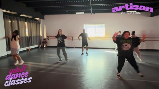 Turn up the music and tap into your groove! Our Beginner Adult Hip Hop class is a fun, high-energy way to move, sweat, and express yourself. You’ll learn easy-to-follow combos to great music while building rhythm, confidence, and community.  Sundays at 2:00 PM  Artisan Dance Studio ️ Full schedule: artisandancestudio.com/adultschedule No pressure, just good vibes — come dance it out with us! | Artisan Dance Studio | Facebook