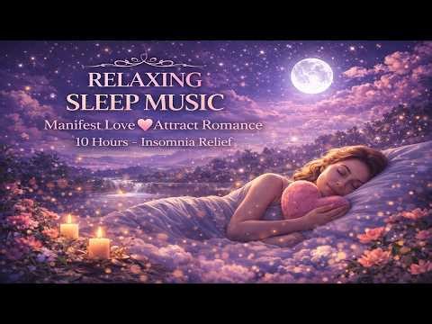 Dream of Love 💖 Deep Sleep Music to Attract Love & Fall Asleep Fast (10 Hours)