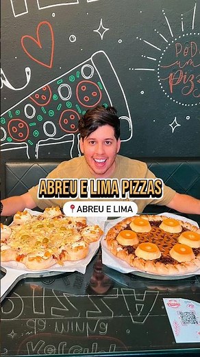 🔸 ABREU E LIMA PIZZAS 🍕🦐🍮Para os amantes de pizza, o lugar certo é na @abreuelimapizzasdelivery!