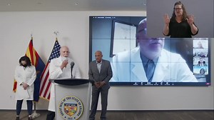 2.3K views · 45 reactions | Dr. Keith Frey of @DignityHealthAZ: "Please help us help you, so we can continue to be here for you." Dr. Frey and other hospital leaders joined ADHS yesterday to encourage vaccination, boosters and simple precautions to curb the spread of #COVID19. More: https://1.azdhs.gov/313fqgm | Arizona Department of Health Services | Facebook