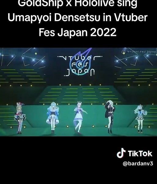 Gold Ship y Hololive en Vtuber Fes Japón 2022