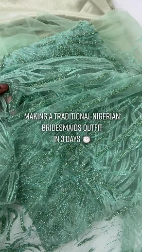Creating a Nigerian Bridesmaid Outfit in 3 Days - Part 1