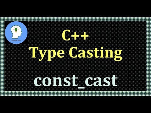 Type casting in C++: const_cast in C++