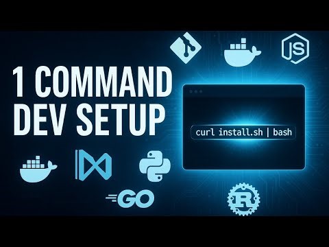 One Command to Create Your Perfect Dev Environment Instantly