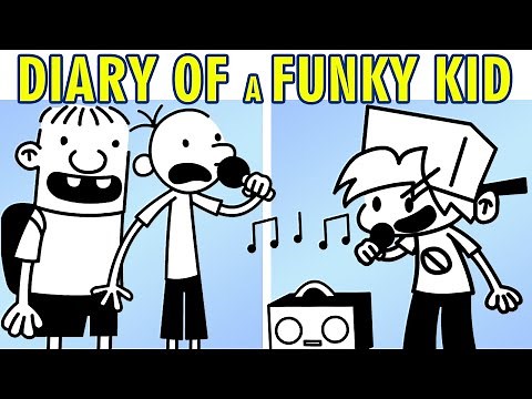 Friday Night Funkin VS Diary of a Funky Kid x Wimpy Kid (FNF MOD HARD)