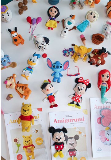 Teje tus personajes Disney con Disney Amigurumi