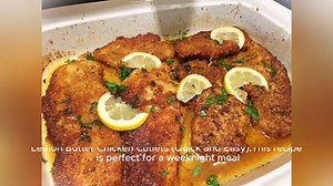 Lemon Butter Chicken Cutlet recipe