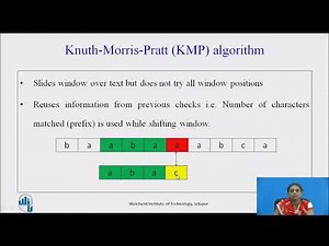 Sequential Searching -I (KMP Algorithm)