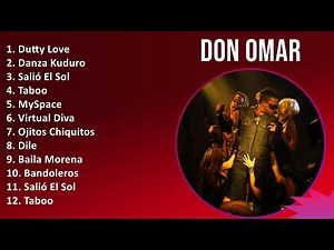 Don Omar 2024 MIX Nuevas Canciones - Dutty Love, Danza Kuduro, Salió El Sol, Taboo