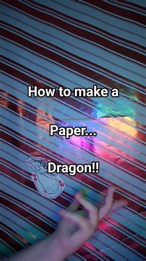 How to make a paper dragon #dragonpuppets #dragonpuppetarmy #tutorial
