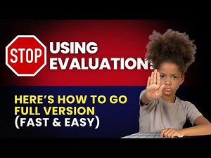 Upgrading from Windows 11 Evaluation to Full Version