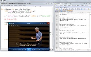 python利用字幕数据制作srt字幕文件