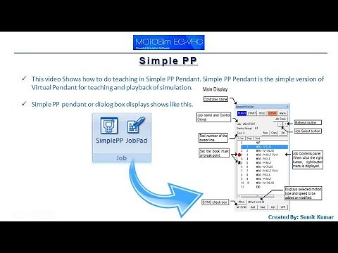 04 SimplePP & OLP Teaching or Programming in MotoSim EG-VRC