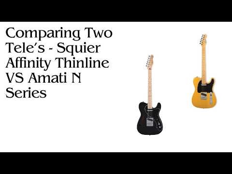Squier Affinity Thinline Tele VS Amati Traditional Tele Style Guitar