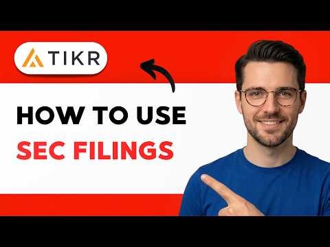How to use TIKR Terminal SEC Filings [2026 Full Guide]