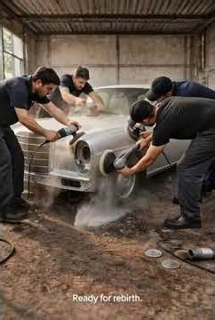 1968 Mercedes W114 Full Rust Restoration | 2 Minute Timelapse Transformation 😳🔥