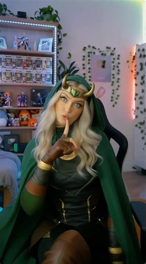 Loki Laufeydottir MAKEUP trend 💚 | #marvel #cosplay #loki