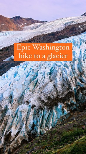 Gwyn and Ami Manser | PNW + USA adventure travel on Instagram: "Bucket list glacier hike in Washington! ❄️ (AD) Did you know that Washington is the second-most glaciated state in the US, second only to Alaska? There are over 3,000 glaciers here! 🏔️ The Coleman Glacier, located on Mt. Baker, might just be one of the most accessible glaciers in the state. You can do a relatively short hike right up to the base of the glacier, and more adventuresome hikers can even continue on to the glacier itsel