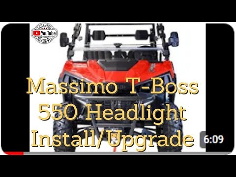 Massimo T-Boss 550 Head Light Upgrade