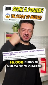 Multe fino a 16.000 euro per chi guarda la serie A pirata 🤦‍♂️ "Lobby Time" Kevin MacLeod (incompetech.com) Licensed under Creative Commons: By Attribution 4.0 https://creativecommons.org/licenses/by/4.0/ | Cose di Computer