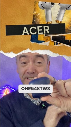 Acer OHR548TWS: Auriculares TWS Confortáveis e Versáteis para o Dia a Dia #acer #acerohr548tws