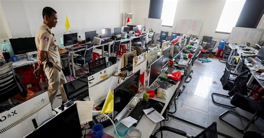 カンボジア当局が約200カ所の詐欺拠点封鎖、173人を重大犯罪容疑で拘束