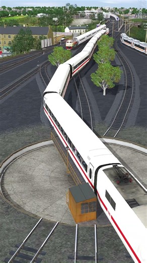 high speed train crossing the turntable crossing #trainvideo #train #traincrossing #trainvideo