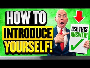 HOW TO INTRODUCE YOURSELF IN INTERVIEW! (SELF INTRODUCTION) “TELL ME ABOUT YOURSELF” SAMPLE ANSWER!